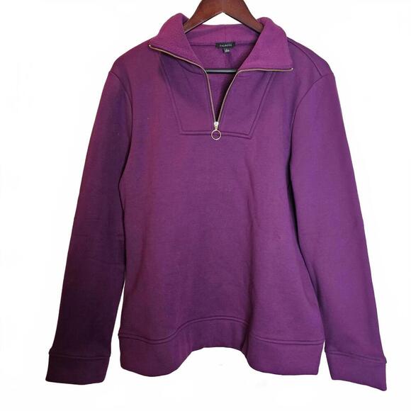 Talbots Tops - Stylish Talbots Purple Pullover with Zip